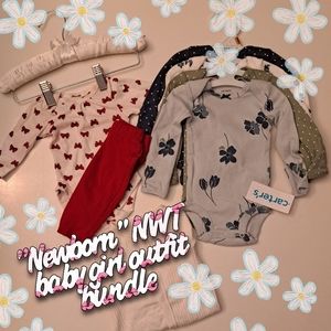 "Newborn" NWT baby girl outfit bundle 👶😇